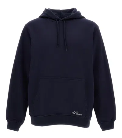 Les Deux Hoodie With Print In Blue
