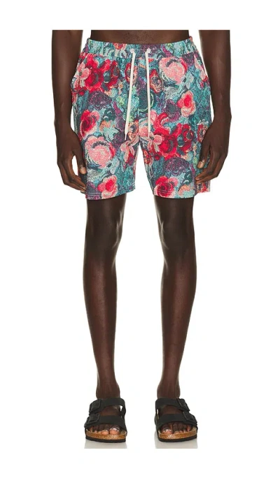 Les Deux Bouquet All Over Print Swim Shorts In Multi