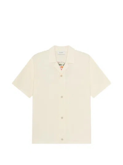 Les Deux Bouquet Knitted Shirt In Neutral