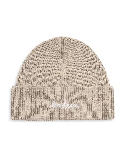 Les Deux Brad Rib Beanie In Sand