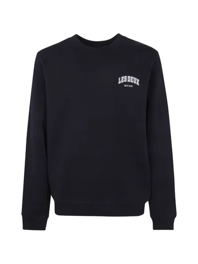 Les Deux Brady Hoop Crewneck Sweatshirt In Black