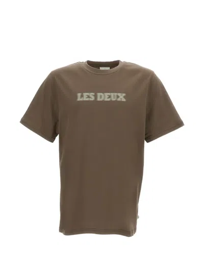 Les Deux Brady T-shirt In Brown