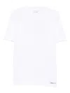 Les Deux Brandon Organic-cotton T-shirt In White