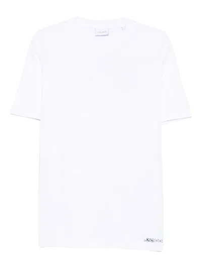 Les Deux Brandon Organic-cotton T-shirt In White