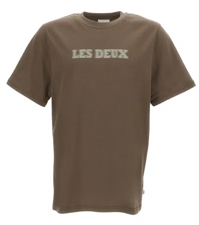 Les Deux Brown Crew Neck T-shirt
