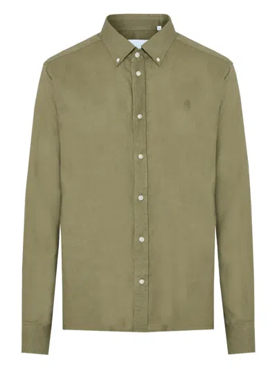 Les Deux Button-down Shirt In Green