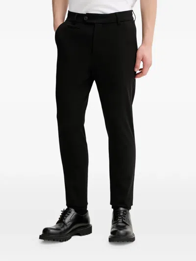 Les Deux Button-fastening Trousers In Black