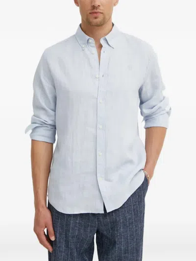 Les Deux Button-up Shirt In Blue