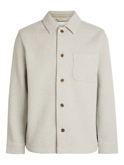 Les Deux Buttoned Chest-pocket Shirt In Neutral