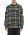 Les Deux Kaleb Plaid Overshirt In Green