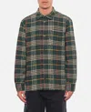 Les Deux Kaleb Plaid Overshirt In Green