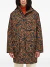 Les Deux Camouflage-pattern Padded Coat In Multi