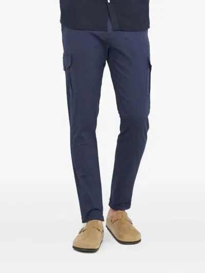 Les Deux Cargo-pocket Trousers In Blue