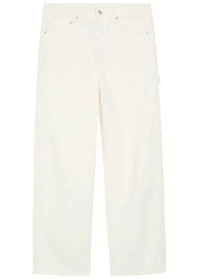Les Deux Carpenter Straight-leg Jeans In Neutral