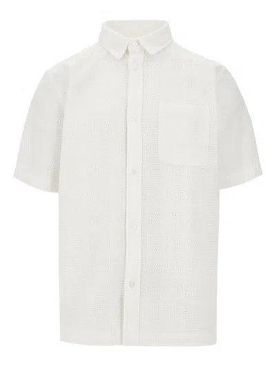Les Deux Charlie Shirt In White