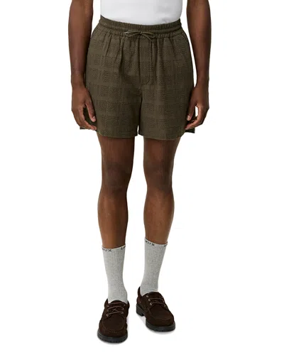Les Deux Charlie Stripe Shorts In Green