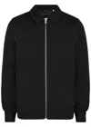 Les Deux Coach Logo-embroidered Twill Jacket In Black