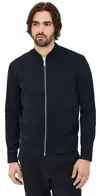 Les Deux Como Twill Jacket In Navy