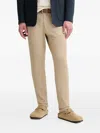 Les Deux Como Light Button-fly Trousers In Brown