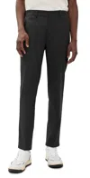 Les Deux Como Reg Herringbone Suit Pants 32 Charcoal/grey Melange In Charcoal/grey Melange