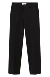 Les Deux Patrick Linen Pants Dark Navy In Black