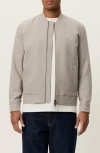Les Deux Como Solid Bomber Jacket In Gray