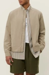 Les Deux Como Solid Bomber Jacket 2.0 In Nude