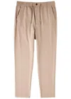 Les Deux Como Tapered-leg Woven Trousers In Sand