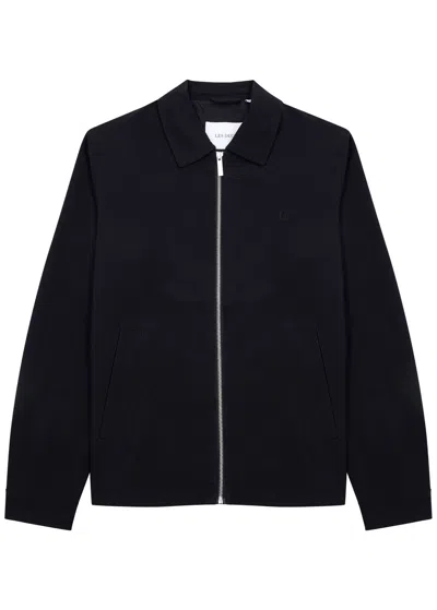 Les Deux Como Twill Jacket In Navy