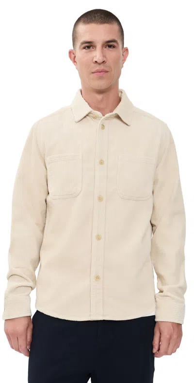 Les Deux Corduroy Overshirt Ivory