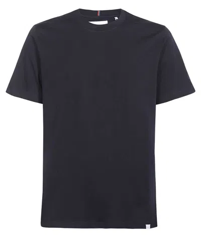 Les Deux Cotton Crew-neck T-shirt In 蓝色