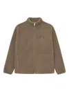 Les Deux Creed Teddy Jacket In Animal Print