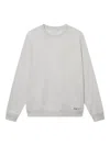 Les Deux Crew-neck Logo Sweatshirt In Gray