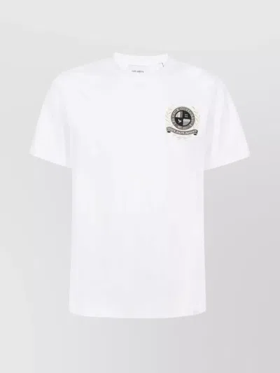 Les Deux Crew-neck Ribbed T-shirt Short Sleeves