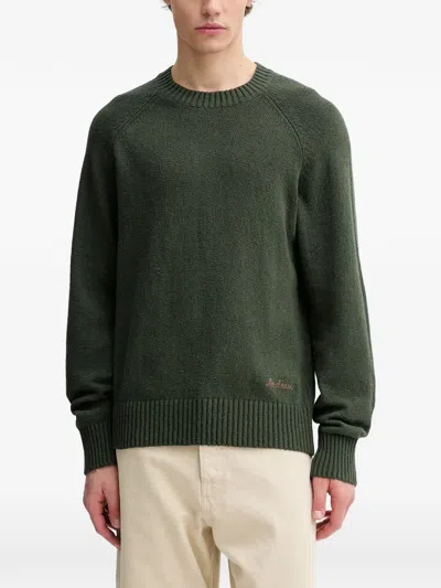Les Deux Crew-neck Sweater In Green