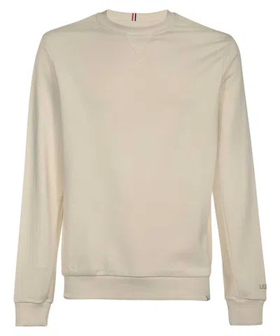Les Deux Cotton Crew-neck Sweatshirt In White