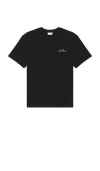 Les Deux Crew Tee In Black