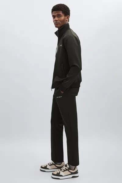 Les Deux Dark Green Slim Fit Drawstring Joggers