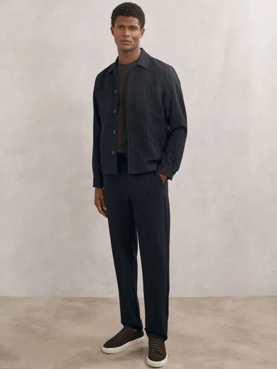 Les Deux Dark Navy Trousers In Black