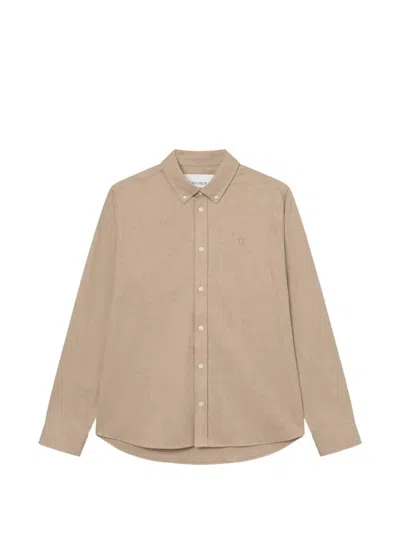 Les Deux Desert Cotton Shirt In Neutral