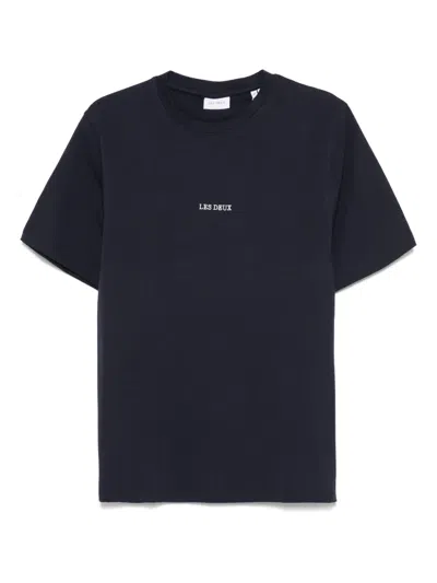 Les Deux Dexter T-shirt In Blue