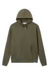 Les Deux Diego Cotton Hoodie In Green