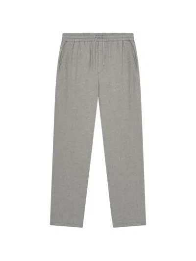 Les Deux Drawstring-waist Melange Trousers In Gray