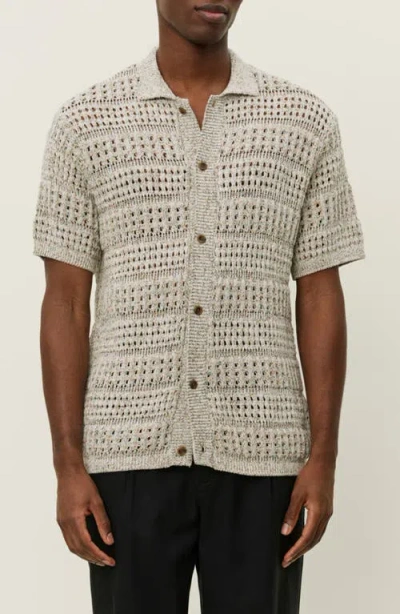 LES DEUX LES DEUX ELVIN STRUCTURED KNIT SHIRT
