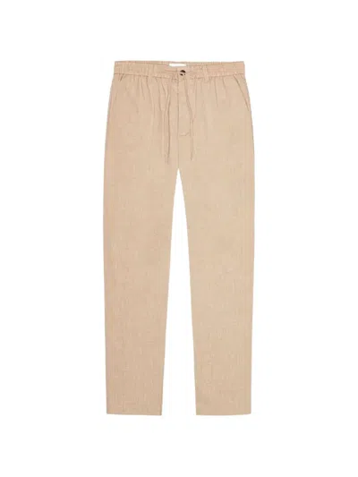 Les Deux Elasticated Straight-leg Trousers In Neutral