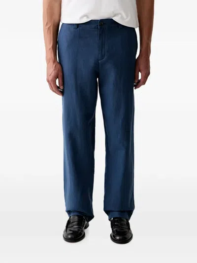 Les Deux Elasticated-waist Trousers In Blue