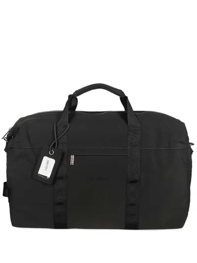 Les Deux Embroidered-logo Holdall Bag In Schwarz