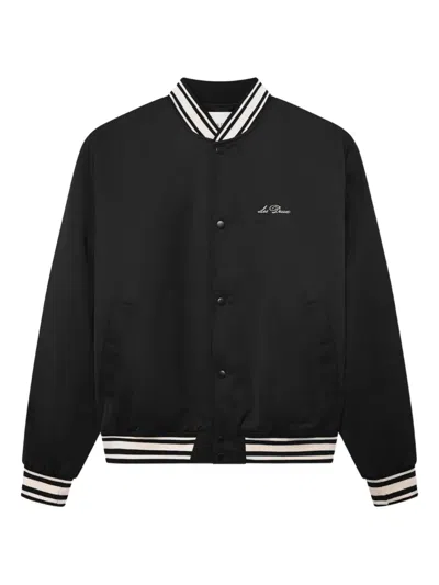 LES DEUX 刺绣缎面飞行员夹克