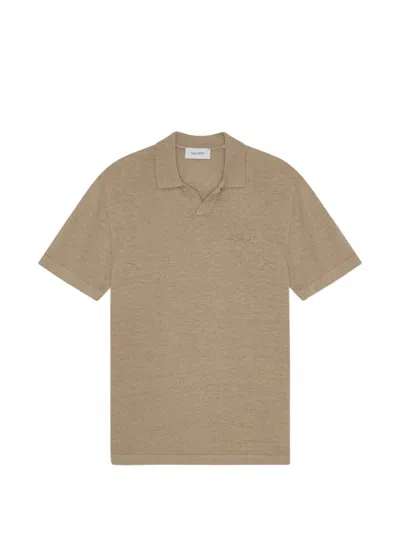 Les Deux Emmanuel Polo Shirt In Brown