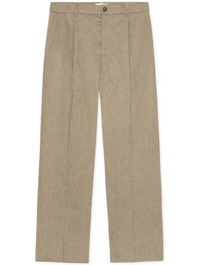 Les Deux Emmet Globe Shirt In Brown